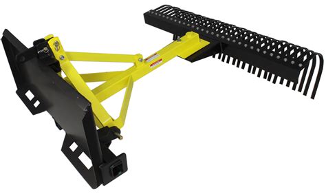 mini skid steer york rake|york landscape rake tool.